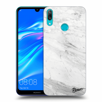 Hülle für Huawei Y7 2019 - White marble