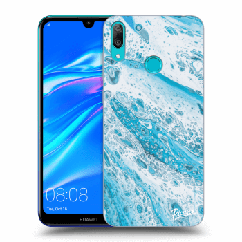 Picasee ULTIMATE CASE für Huawei Y7 2019 - Blue liquid