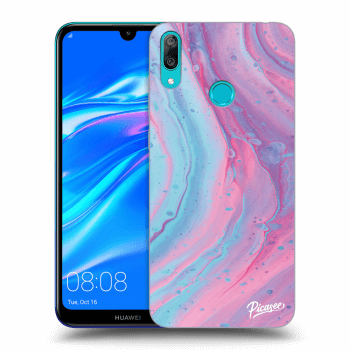 Hülle für Huawei Y7 2019 - Pink liquid