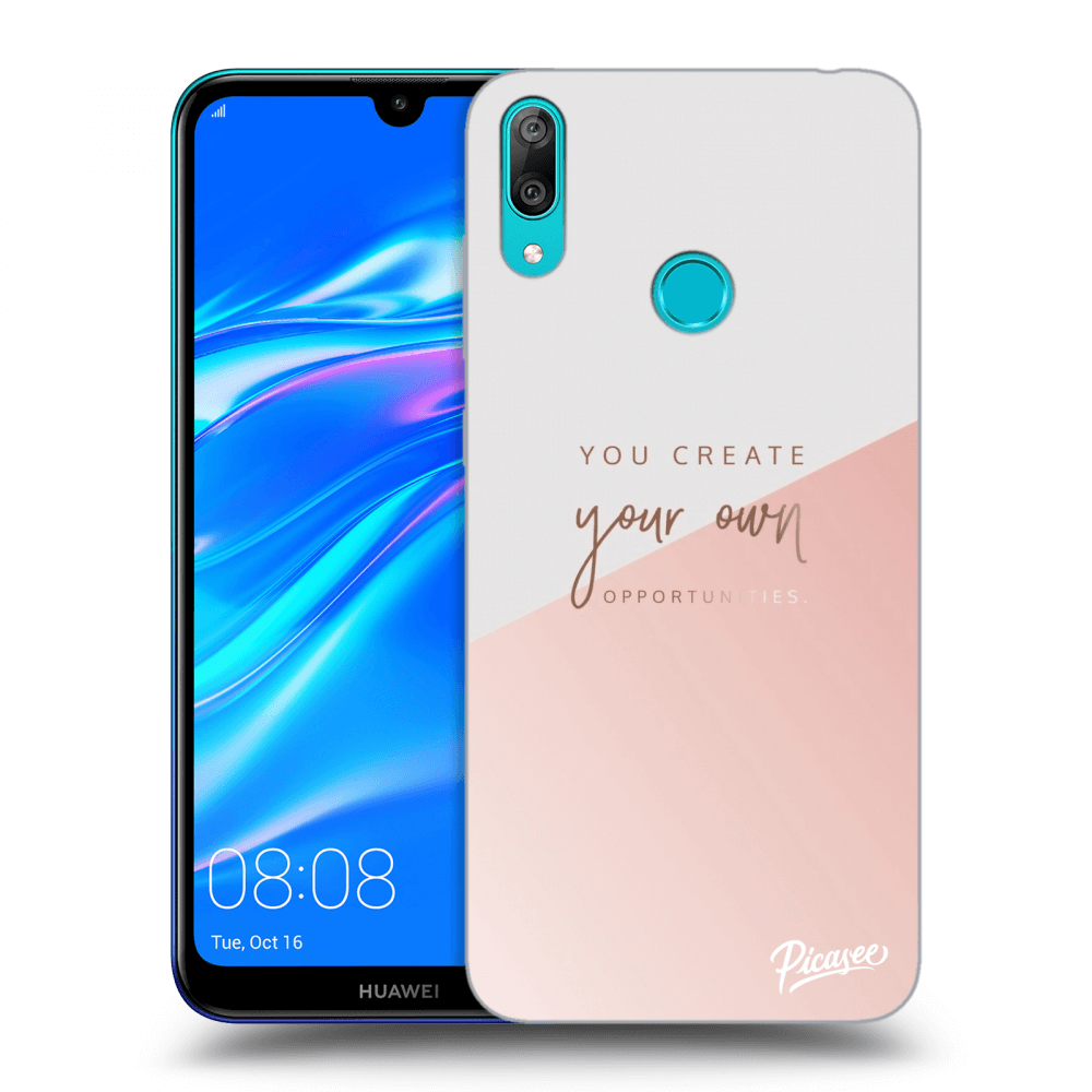 Picasee Huawei Y7 2019 Hülle - Transparentes Silikon - You create your own opportunities