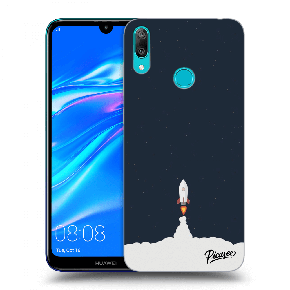 Picasee Huawei Y7 2019 Hülle - Transparentes Silikon - Astronaut 2