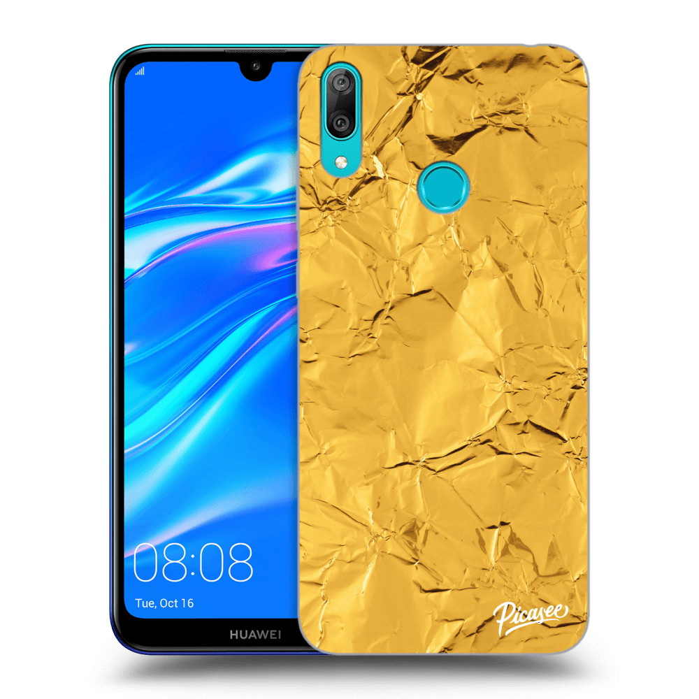Picasee ULTIMATE CASE für Huawei Y7 2019 - Gold