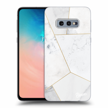 Hülle für Samsung Galaxy S10e G970 - White tile