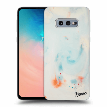 Picasee Samsung Galaxy S10e G970 Hülle - Transparentes Silikon - Splash
