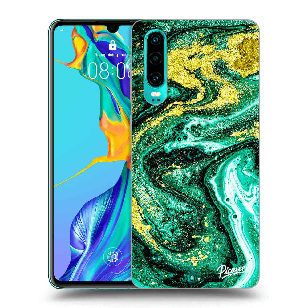 Picasee ULTIMATE CASE für Huawei P30 - Green Gold