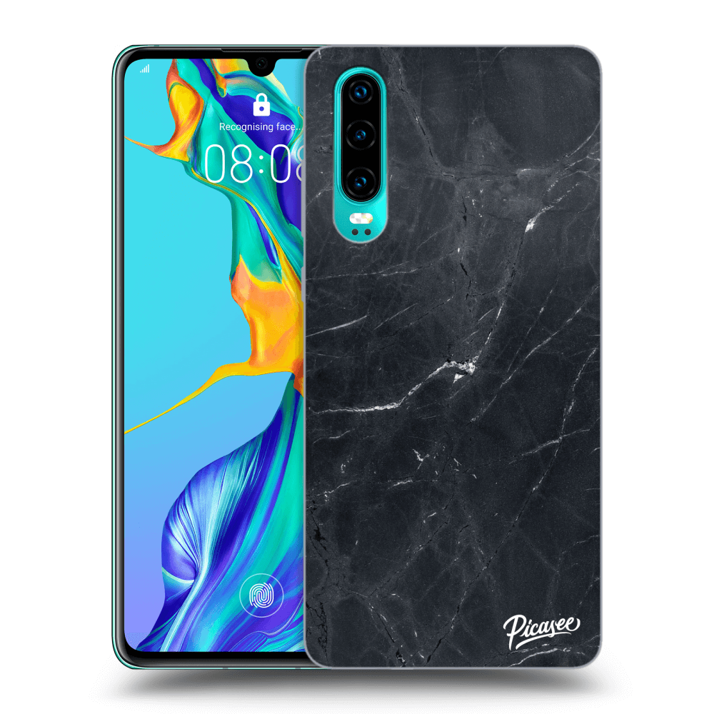 Picasee ULTIMATE CASE für Huawei P30 - Black marble