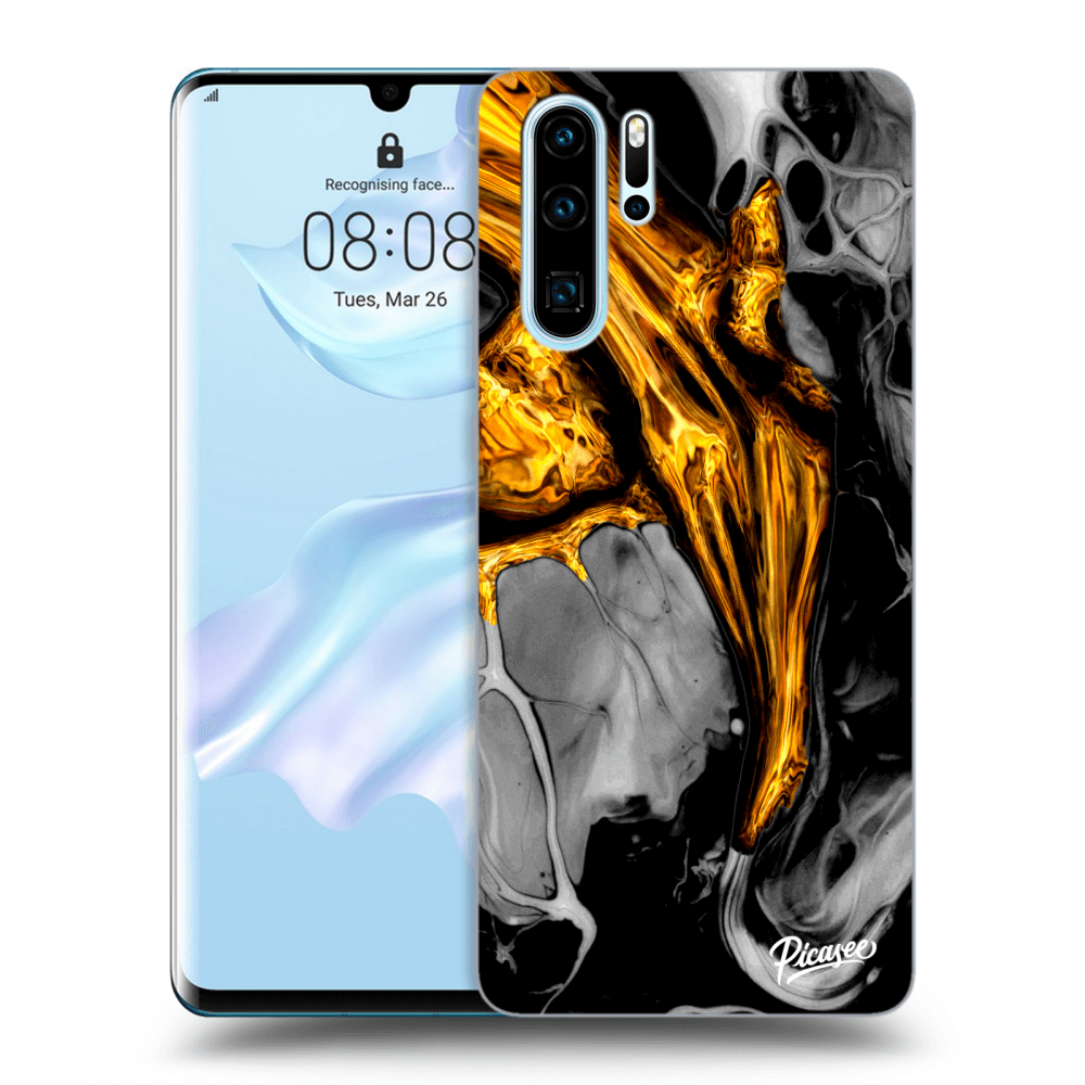 Picasee ULTIMATE CASE für Huawei P30 Pro - Black Gold