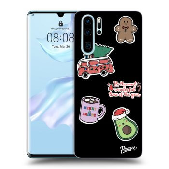 Hülle für Huawei P30 Pro - Christmas Stickers