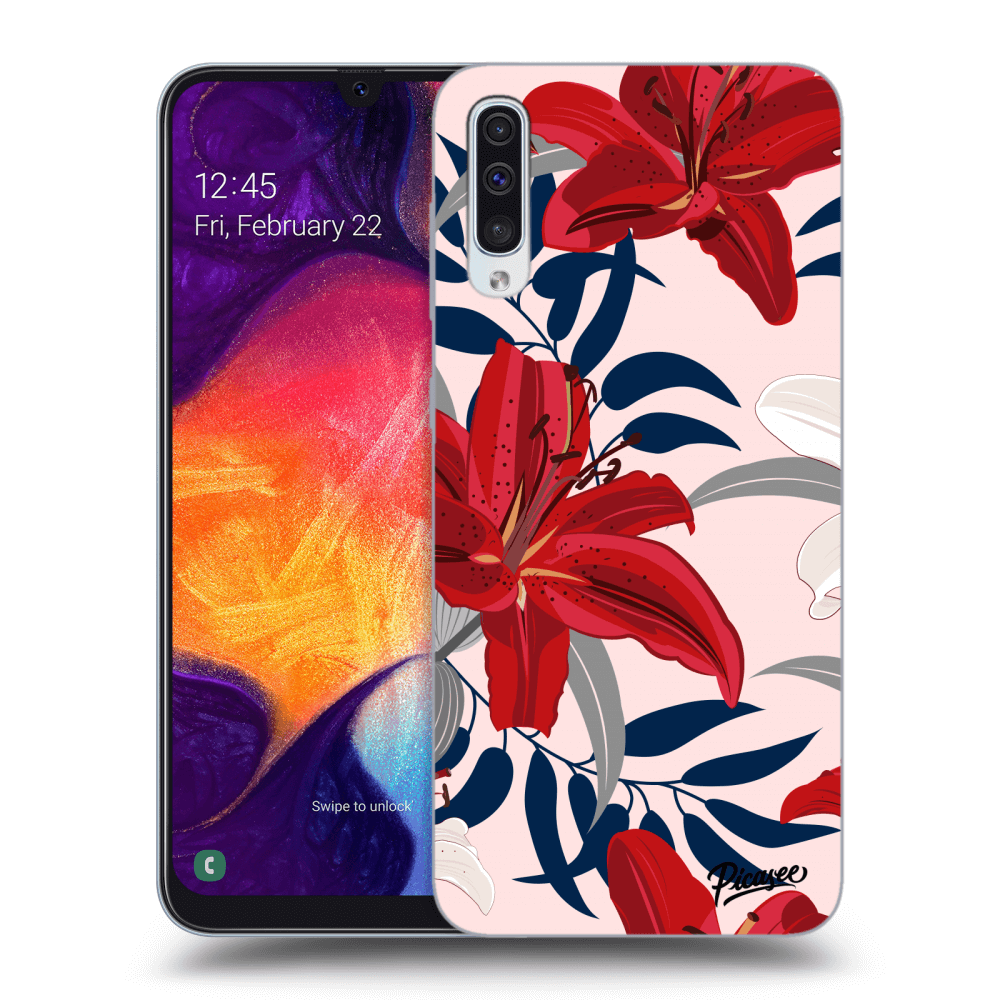 Picasee ULTIMATE CASE für Samsung Galaxy A50 A505F - Red Lily