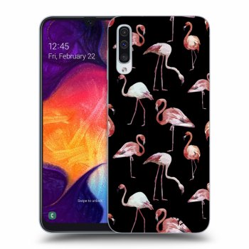 Hülle für Samsung Galaxy A50 A505F - Flamingos