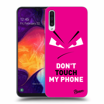 Hülle für Samsung Galaxy A50 A505F - Evil Eye - Pink