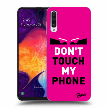 Hülle für Samsung Galaxy A50 A505F - Shadow Eye - Pink