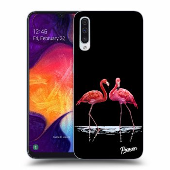 Hülle für Samsung Galaxy A50 A505F - Flamingos couple