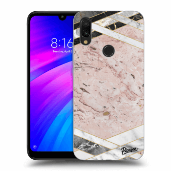 Picasee ULTIMATE CASE für Xiaomi Redmi 7 - Pink geometry
