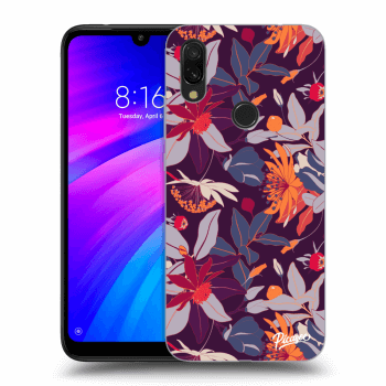Hülle für Xiaomi Redmi 7 - Purple Leaf