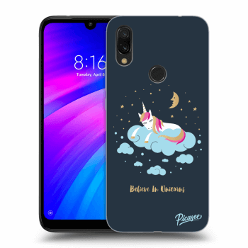 Picasee Xiaomi Redmi 7 Hülle - Transparentes Silikon - Believe In Unicorns