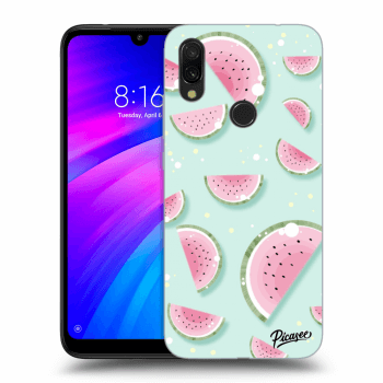 Picasee Xiaomi Redmi 7 Hülle - Transparentes Silikon - Watermelon 2