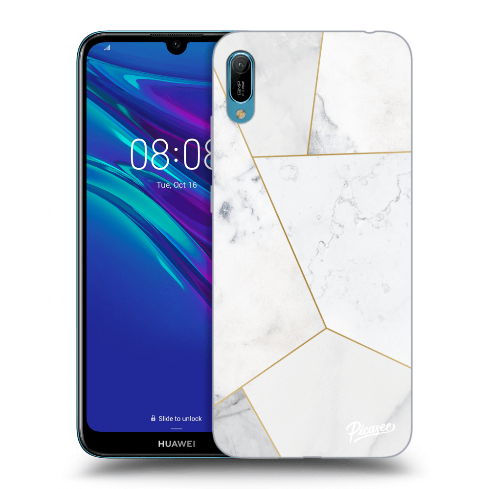Picasee ULTIMATE CASE für Huawei Y6 2019 - White tile