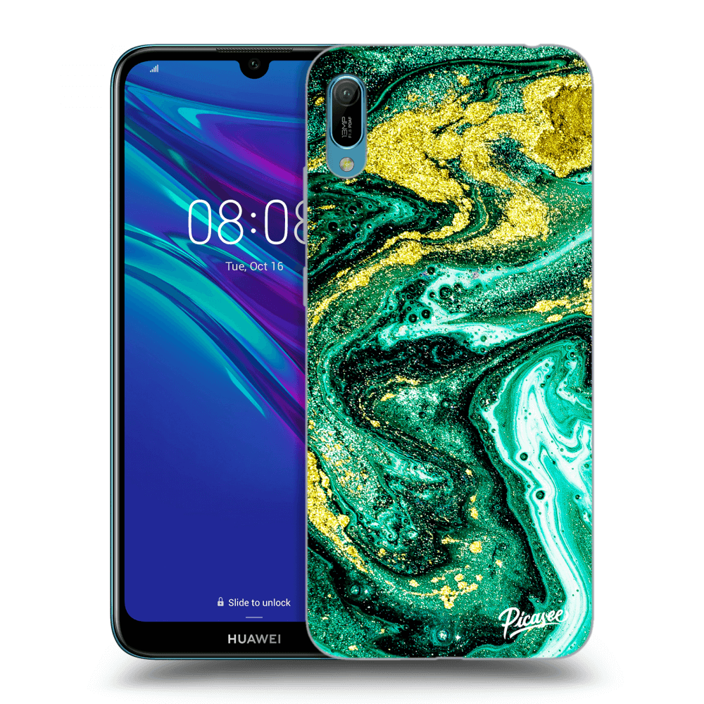 Picasee ULTIMATE CASE für Huawei Y6 2019 - Green Gold