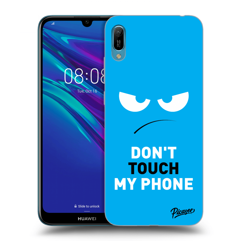Picasee ULTIMATE CASE für Huawei Y6 2019 - Angry Eyes - Blue