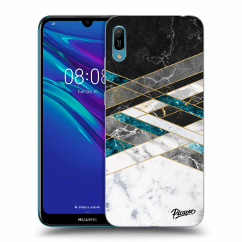 Picasee ULTIMATE CASE für Huawei Y6 2019 - Black & White geometry