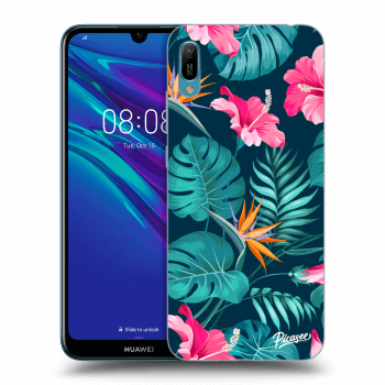 Hülle für Huawei Y6 2019 - Pink Monstera