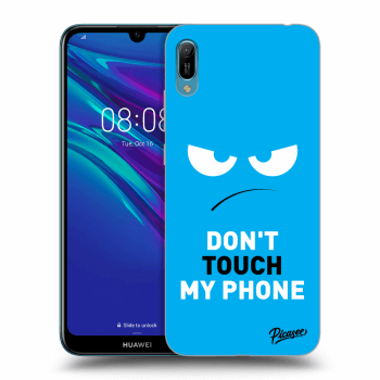 Hülle für Huawei Y6 2019 - Angry Eyes - Blue