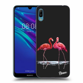 Hülle für Huawei Y6 2019 - Flamingos zu zweit
