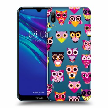 Picasee Huawei Y6 2019 Hülle - Transparentes Silikon - Owls
