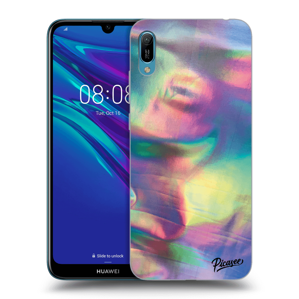 Picasee Huawei Y6 2019 Hülle - Transparentes Silikon - Holo