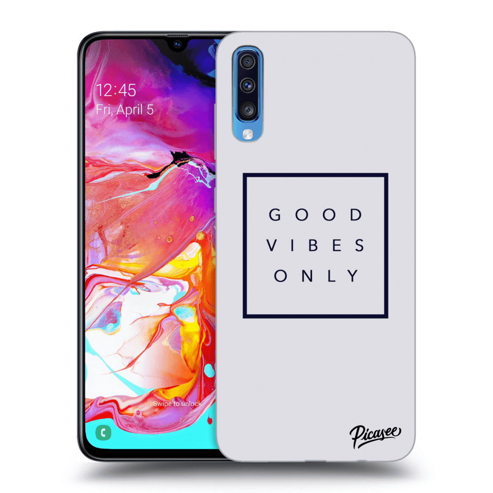Picasee ULTIMATE CASE für Samsung Galaxy A70 A705F - Good vibes only