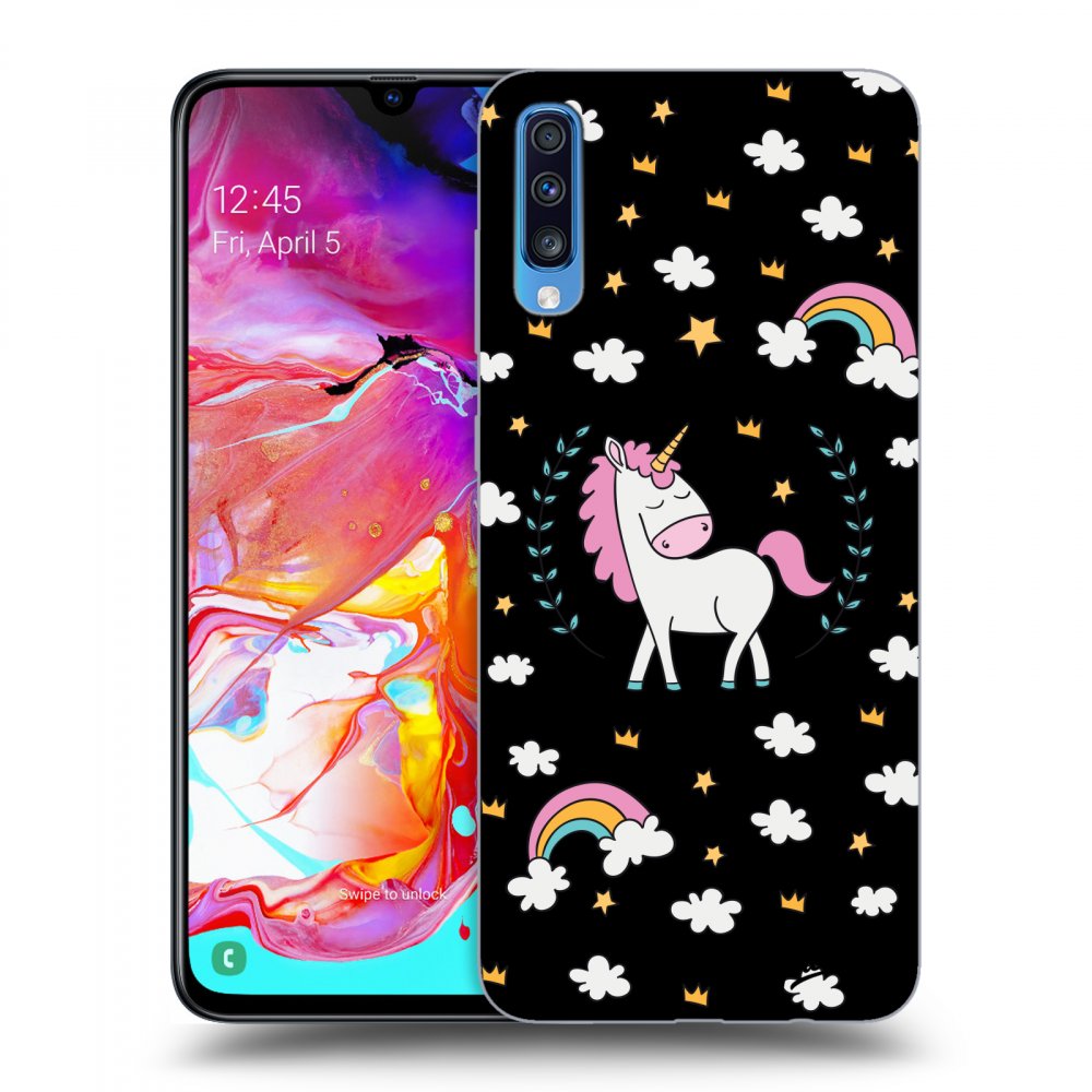 Picasee ULTIMATE CASE für Samsung Galaxy A70 A705F - Unicorn star heaven