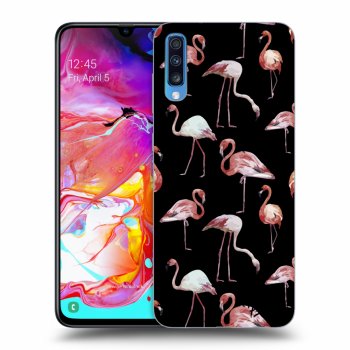 Hülle für Samsung Galaxy A70 A705F - Flamingos