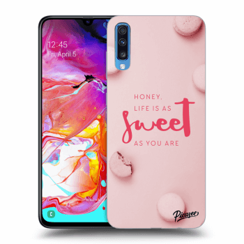 Picasee ULTIMATE CASE für Samsung Galaxy A70 A705F - Life is as sweet as you are