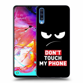 Picasee ULTIMATE CASE für Samsung Galaxy A70 A705F - Angry Eyes - Transparent