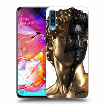 Hülle für Samsung Galaxy A70 A705F - Wildfire - Gold