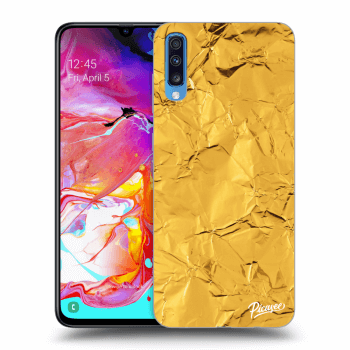 Picasee ULTIMATE CASE für Samsung Galaxy A70 A705F - Gold