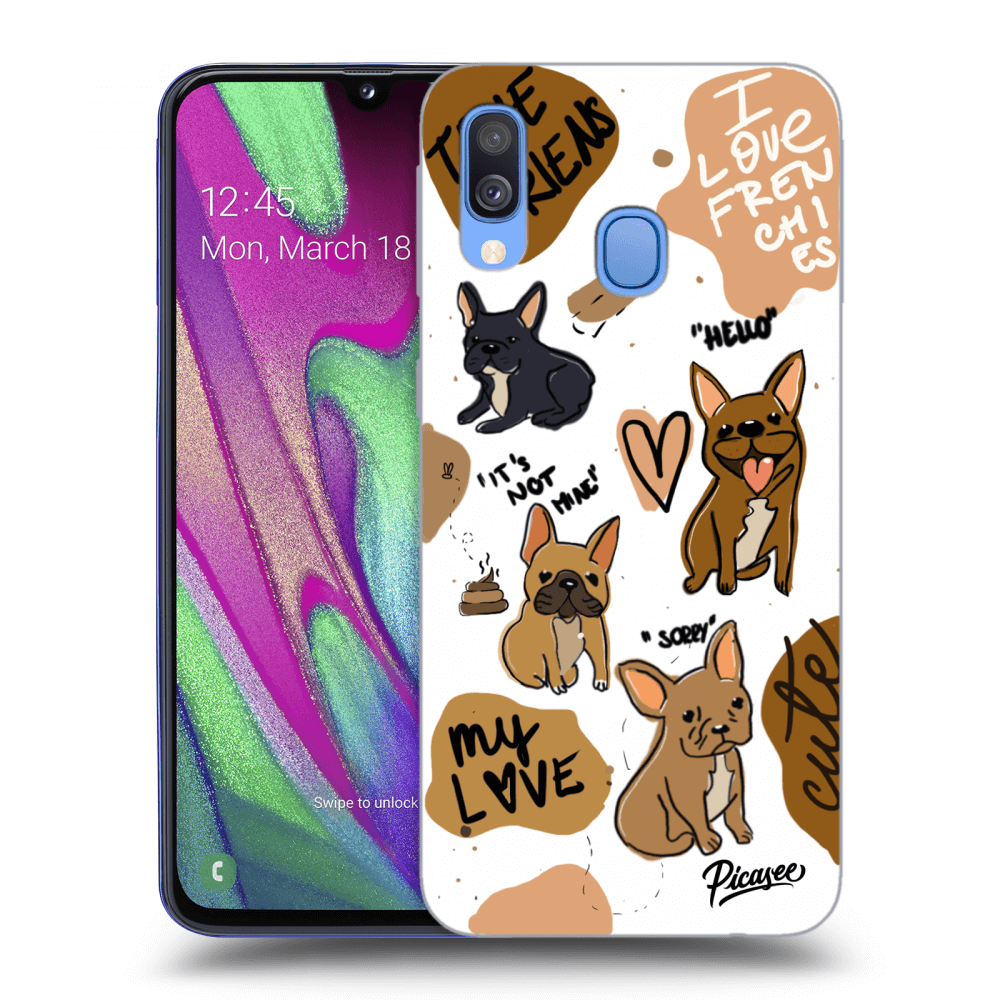 Picasee ULTIMATE CASE für Samsung Galaxy A40 A405F - Frenchies