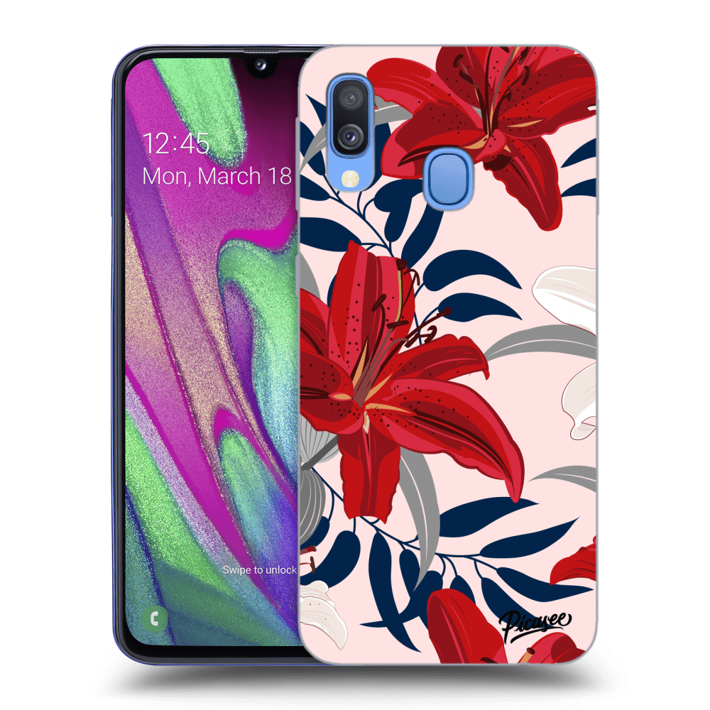 Picasee ULTIMATE CASE für Samsung Galaxy A40 A405F - Red Lily