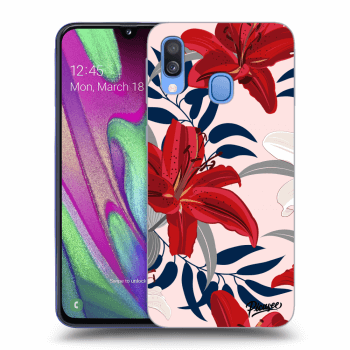 Picasee ULTIMATE CASE für Samsung Galaxy A40 A405F - Red Lily