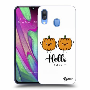 Hülle für Samsung Galaxy A40 A405F - Hallo Fall