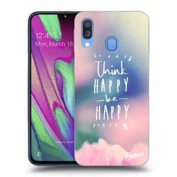 Picasee ULTIMATE CASE für Samsung Galaxy A40 A405F - Think happy be happy