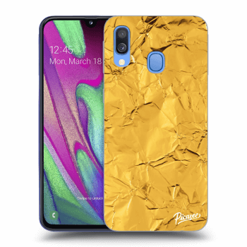 Hülle für Samsung Galaxy A40 A405F - Gold