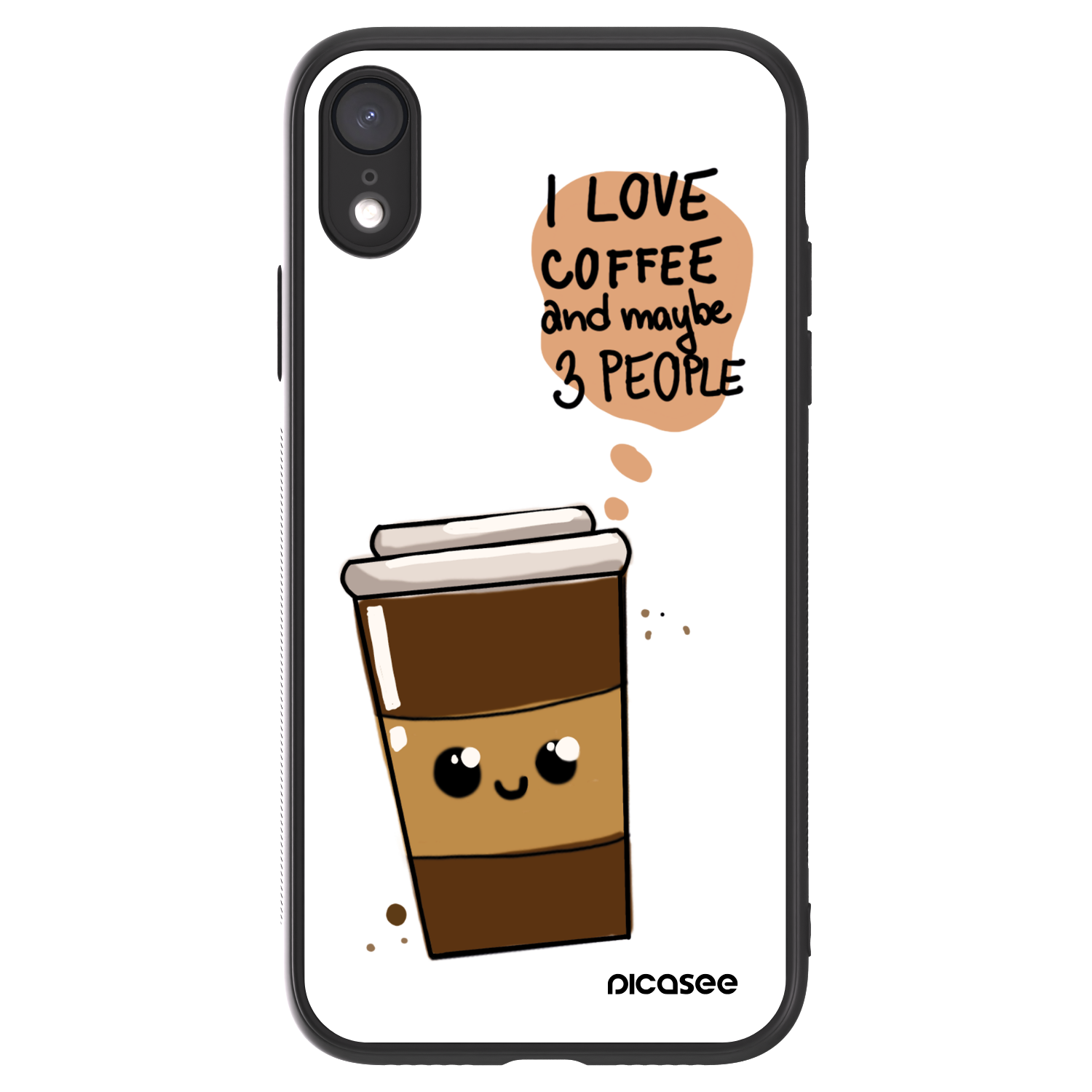 Picasee ULTIMATE CASE für Apple iPhone XR - Cute coffee