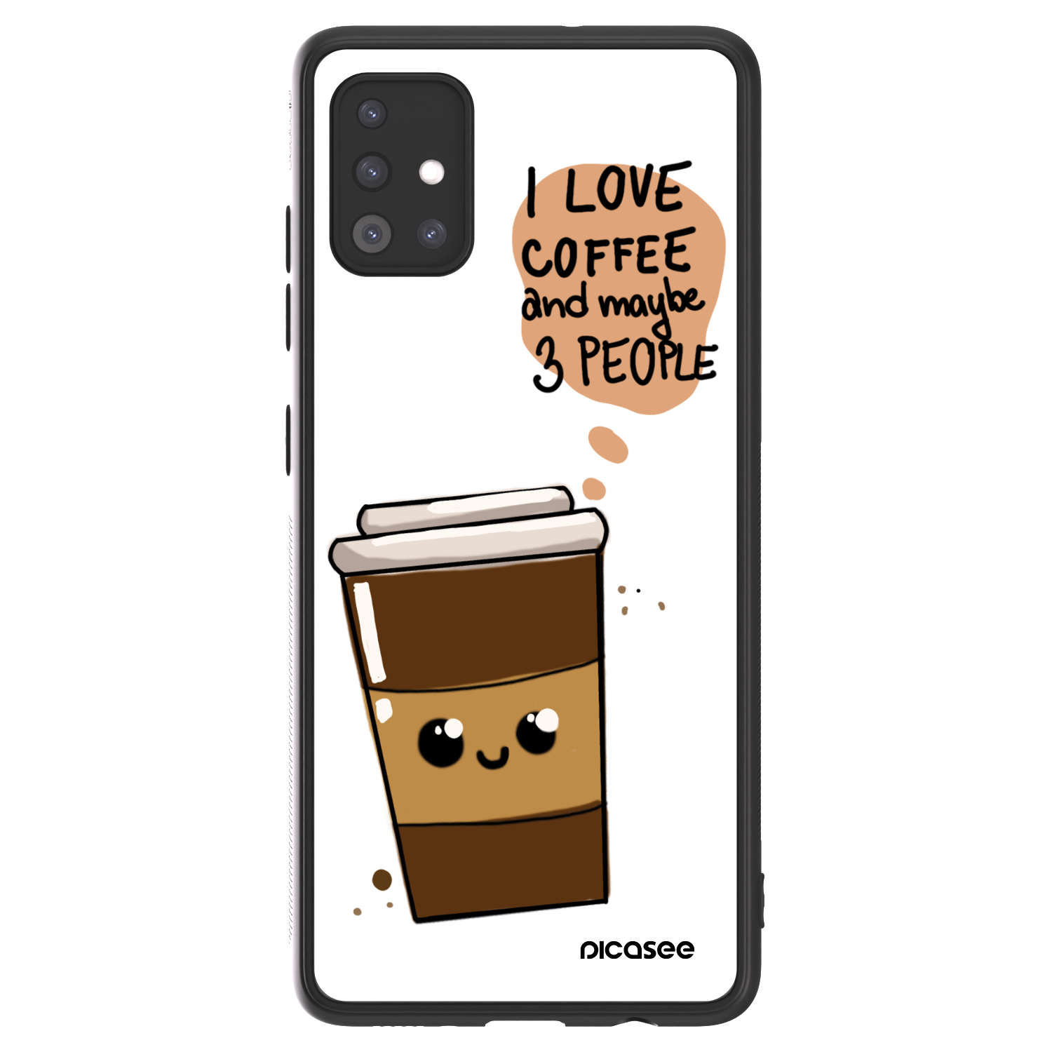 Picasee ULTIMATE CASE für Samsung Galaxy A51 A515F - Cute coffee