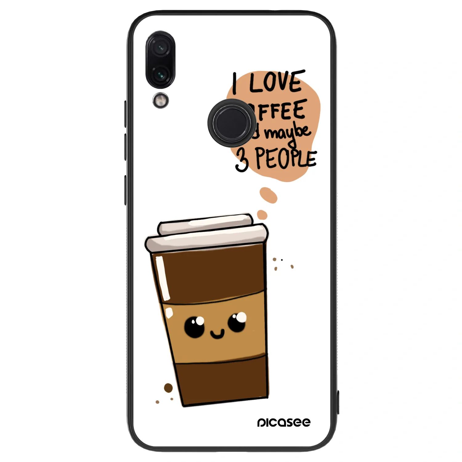 Picasee ULTIMATE CASE für Xiaomi Redmi Note 7 - Cute coffee