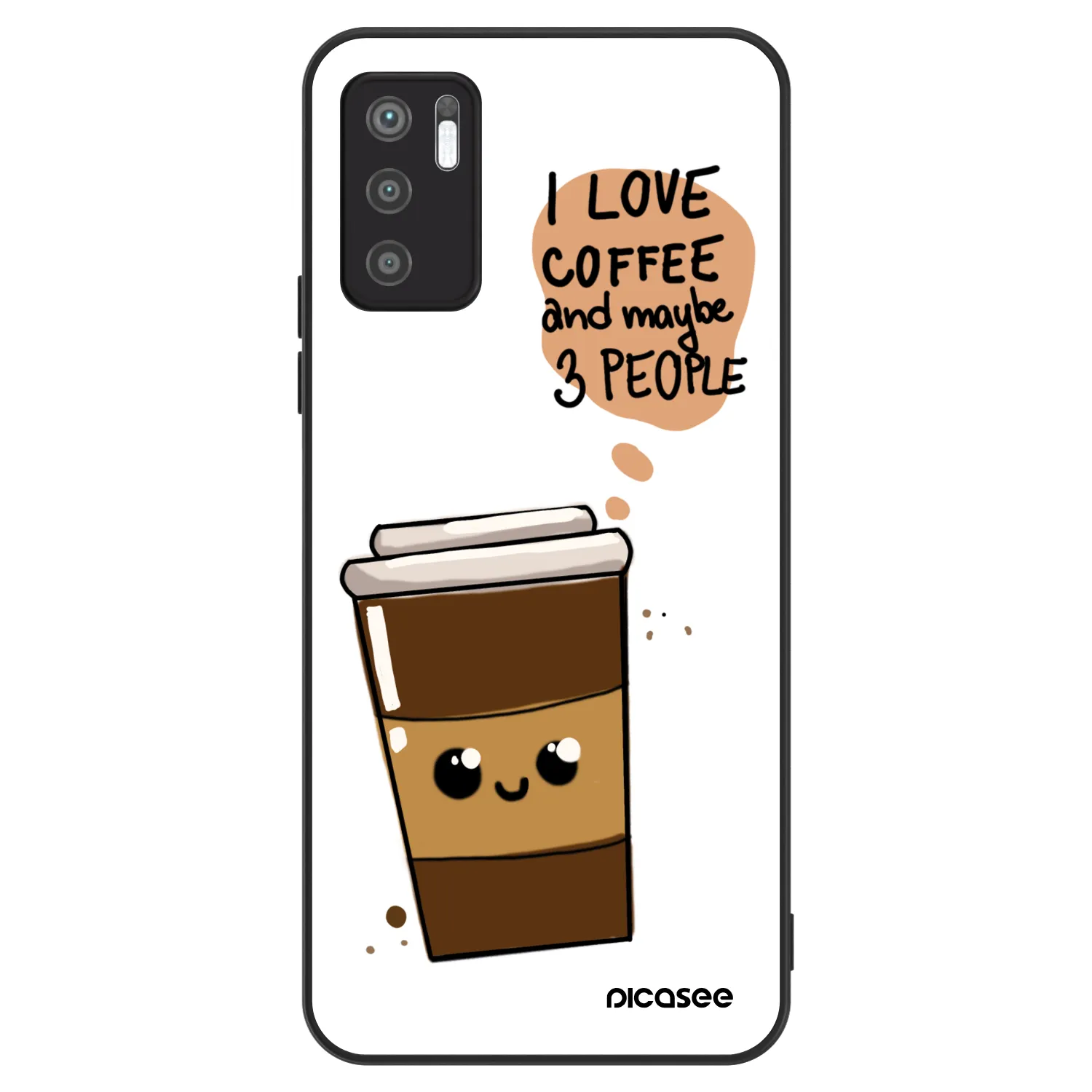 Picasee ULTIMATE CASE für Xiaomi Redmi Note 10 5G - Cute coffee