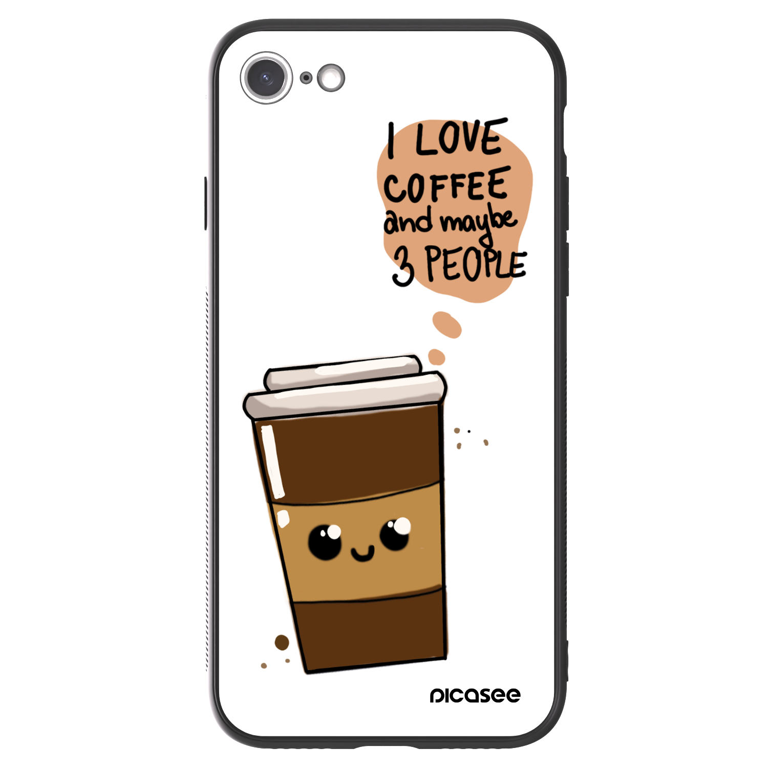 Picasee ULTIMATE CASE für Apple iPhone 8 - Cute coffee