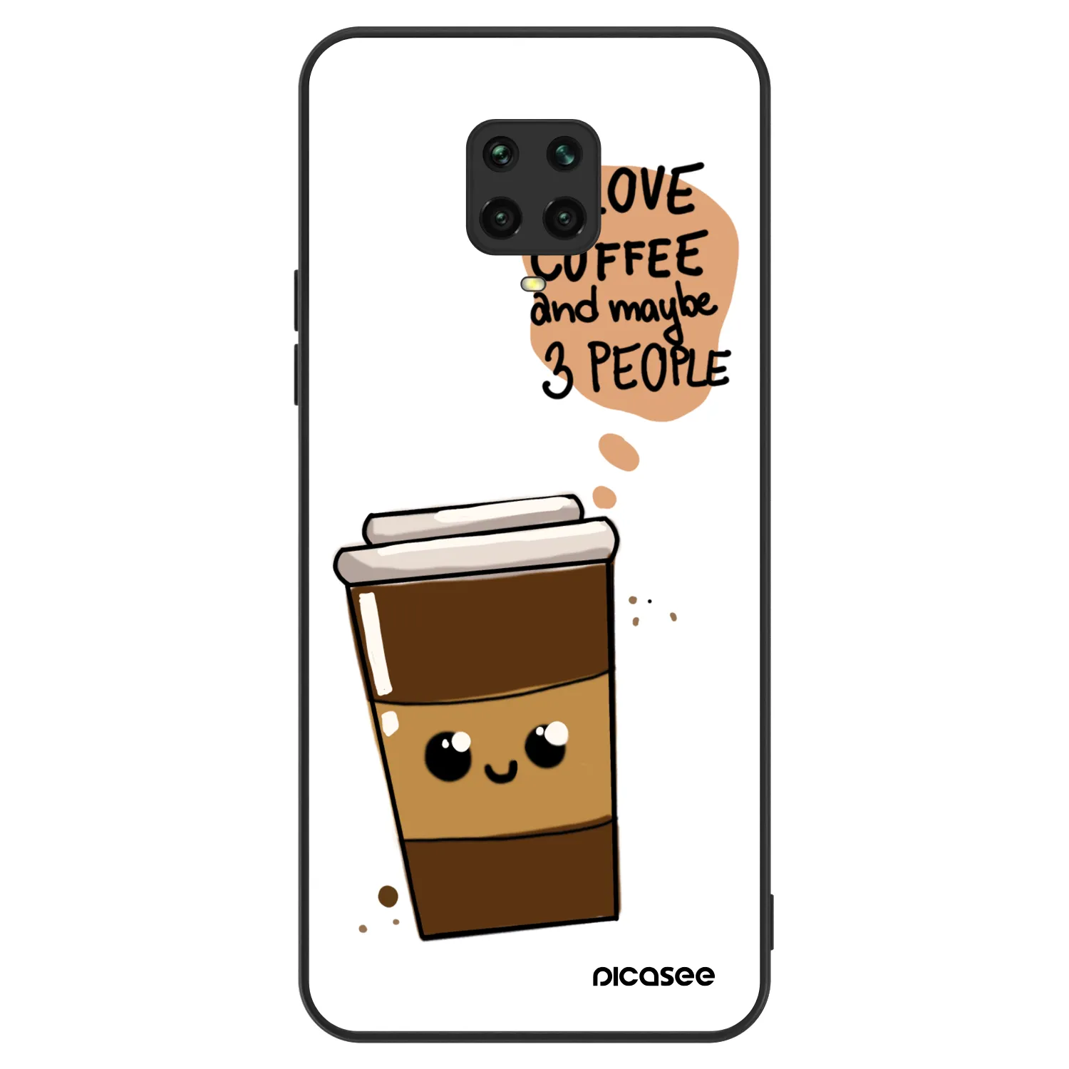 Picasee ULTIMATE CASE für Xiaomi Redmi Note 9S - Cute coffee