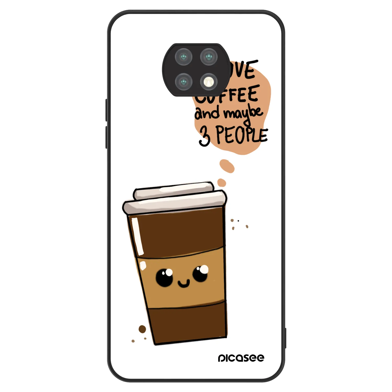 Picasee ULTIMATE CASE für Xiaomi Redmi Note 9T - Cute coffee